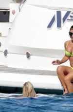 MELANIE COLLINS in Bikini and Alex Rodriguez on Vacation in Ibiza 07/29/2021