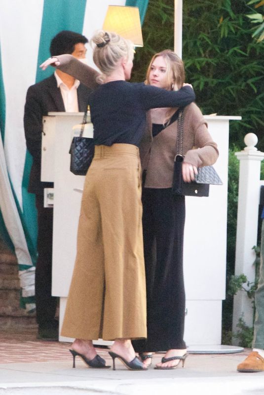 MELANIE GRIFFITH Celebrates Her 64th Birthday with Saughter STELLA BANDERAS in West Hollywood 08/09/2021