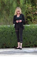 MELANIE GRIFFITH Out with a Friend in West Hollywood 08/20/2021