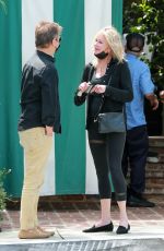 MELANIE GRIFFITH Out with a Friend in West Hollywood 08/20/2021
