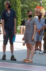 MELANIE SCOFRANO Directing an Episode of The Hardy Boy in Toronto 08/26/2021