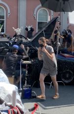 MELANIE SCOFRANO Directing an Episode of The Hardy Boy in Toronto 08/26/2021