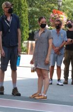 MELANIE SCOFRANO Directing an Episode of The Hardy Boy in Toronto 08/26/2021