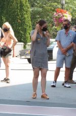 MELANIE SCOFRANO Directing an Episode of The Hardy Boy in Toronto 08/26/2021