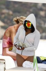 MICHELLE RODRIGUEZ and RAFFAELLA ZARDO in Bikini at a Yacht in Sardinia 08/25/2021