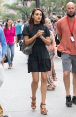 MILA KUNIS on the Set of The Luckiest Girl Alive in New York 08/28/2021