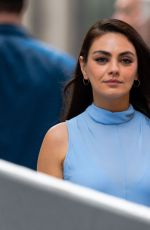 MILA KUNIS on the Set of The Luckiest Girl Alive in New York 08/29/2021