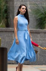 MILA KUNIS on the Set of The Luckiest Girl Alive in New York 08/29/2021