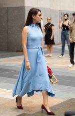 MILA KUNIS on the Set of The Luckiest Girl Alive in New York 08/29/2021