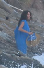 MINNIE DRIVER Out at a Beach in Los Angeles 08/19/2021