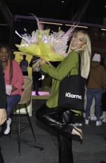 MOILLY SMITH ArrivEs at Klarna Party on Deansgate in Manchester 08/12/2021