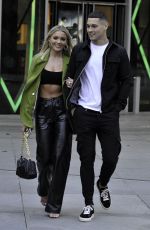 MOILLY SMITH ArrivEs at Klarna Party on Deansgate in Manchester 08/12/2021