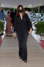 MONICA BELLUCCI Arrives at Dolce & Gabbana Event in Venice 08/28/2021