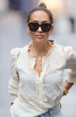 MYLEENE KLASS Arrives at Smooth Radio in London 08/27/2021