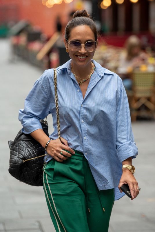 MYLEENE KLASS Leaves Global Radio in London 08/23/2021