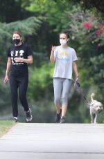 NATALIE PORTMAN and ELLEN POMPEO Out Hikinig in Los Feliz 08/22/2021