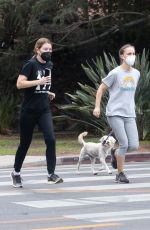 NATALIE PORTMAN and ELLEN POMPEO Out Hikinig in Los Feliz 08/22/2021