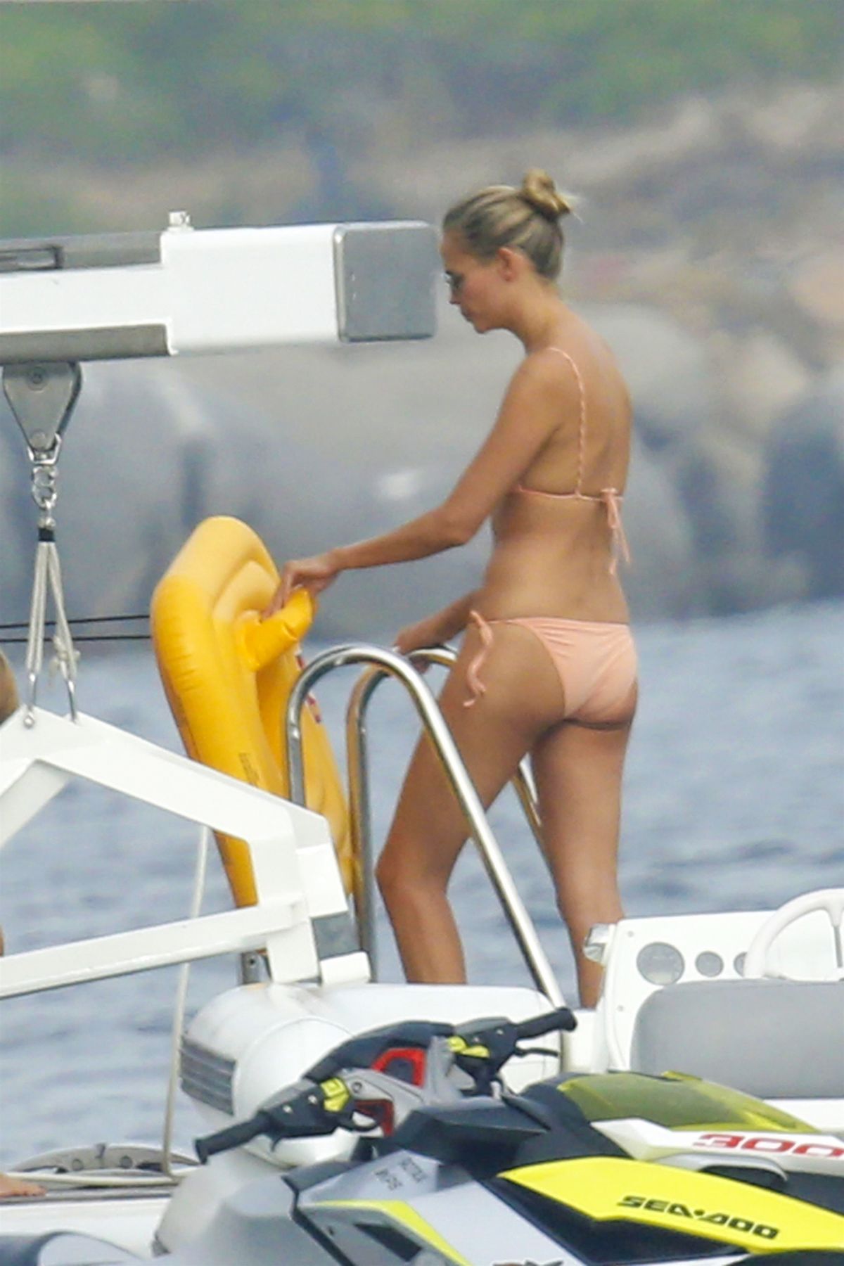 NATASHA POLY in Bikini at a Yacht in Sardinia 08/11/2021 – HawtCelebs