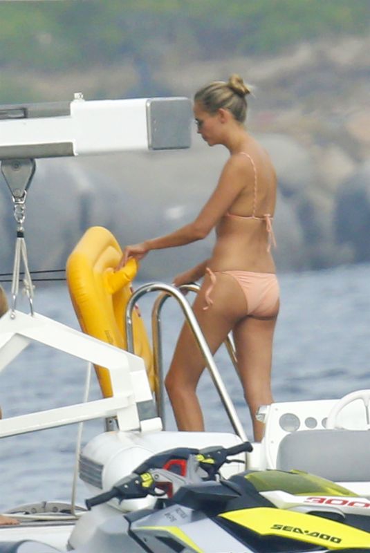 NATASHA POLY in Bikini at a Yacht in Sardinia 08/11/2021
