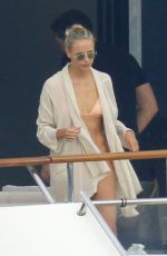 NATASHA POLY in Bikini at a Yacht in Sardinia 08/11/2021