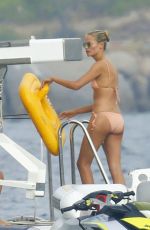 NATASHA POLY in Bikini at a Yacht in Sardinia 08/11/2021