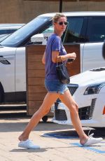 NICKY HILTON in Denim Shorts Out for Lunch at Nobu in Malibu 08/17/2021