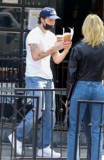 NICOLA PELTZ and Brooklyn Beckham at Alfred Cafe in West Hollywood 08/24/2021