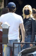 NICOLA PELTZ and Brooklyn Beckham at Alfred Cafe in West Hollywood 08/24/2021