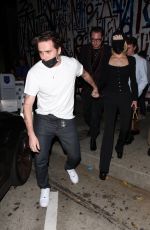 NICOLA PELTZ and Brooklyn Beckham at Craig