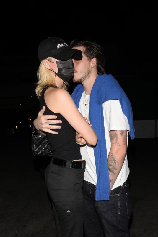 NICOLA PELTZ Leaves a Birthday Party at Delilah in Los Angeles 08/17/2021