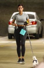 NICOLE MURPHY Out with Her Dog at Tiffany & Co