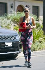 NICOLE SCHERZINGER Heading to a Gym in Hollywood 08/09/2021