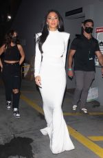 NICOLE SCHERZINGER Leaves Masked Singer Set in Los Angeles 08/08/2021