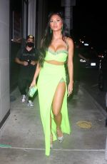 NICOLE SCHERZINGER Out for Dinner at Catch LA in West Hollywood 07/31/2021