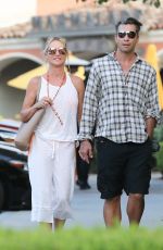 NICOLETTE SHERIDAN Out at Calabasas Mall 08/06/2021