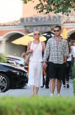NICOLETTE SHERIDAN Out at Calabasas Mall 08/06/2021