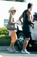 NICOLETTE SHERIDAN Out in Calabasas 08/12/2021