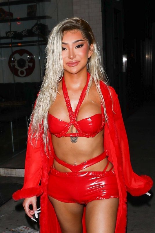 NIKITA DRAGUN on the Set of Her Lit Bitch Music Video in Los Angeles 08/25/2021