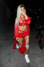 NIKITA DRAGUN on the Set of Her Lit Bitch Music Video in Los Angeles 08/25/2021