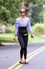 NINA AGDAL Leaves Her Yoga Class in New York 08/28/2021