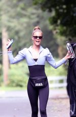 NINA AGDAL Leaves Her Yoga Class in New York 08/28/2021