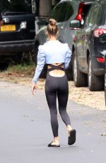 NINA AGDAL Leaves Her Yoga Class in New York 08/28/2021