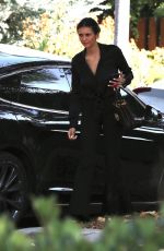 NINA DOBREV Arrives at a Friend