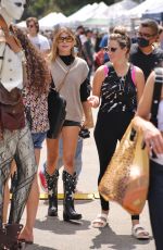 OLIVIA JADE at Melrose Place Farmers Market in Los Angeles 08/22/2021