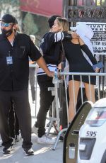 OLIVIA PONTON Arrives at Lil Huddy