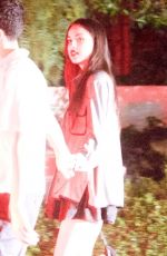OLIVIA RODRIGO Noght Out with Her Boyfriend in Los Angeles 08/27/2021