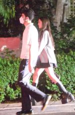 OLIVIA RODRIGO Noght Out with Her Boyfriend in Los Angeles 08/27/2021