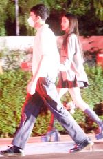 OLIVIA RODRIGO Noght Out with Her Boyfriend in Los Angeles 08/27/2021
