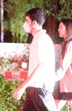 OLIVIA RODRIGO Noght Out with Her Boyfriend in Los Angeles 08/27/2021