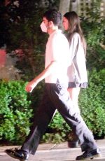 OLIVIA RODRIGO Noght Out with Her Boyfriend in Los Angeles 08/27/2021